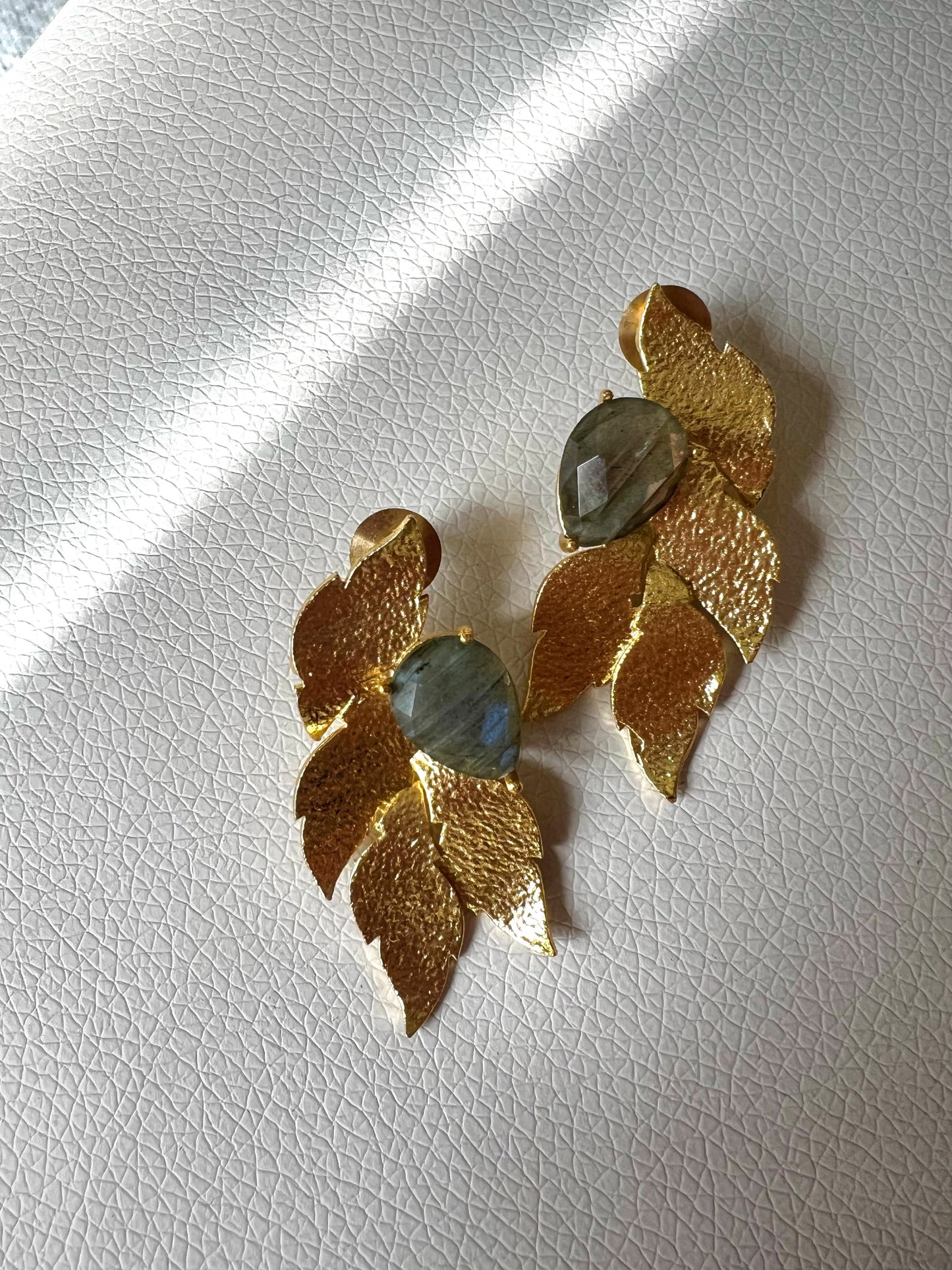 Zaytoun Leaf Earrings