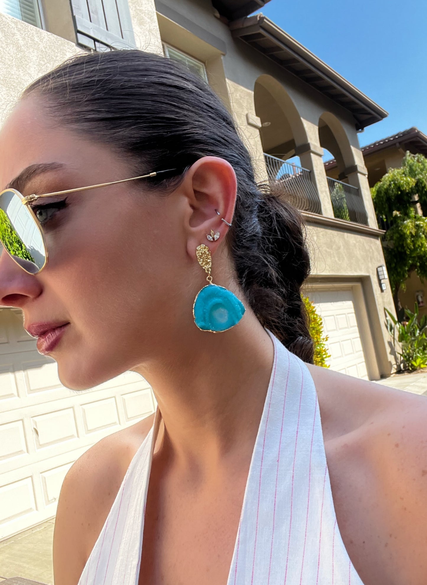 The Salam Blue Earrings